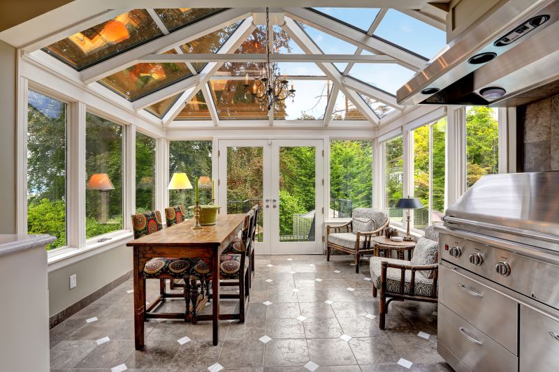 Sunroom with Structural Details